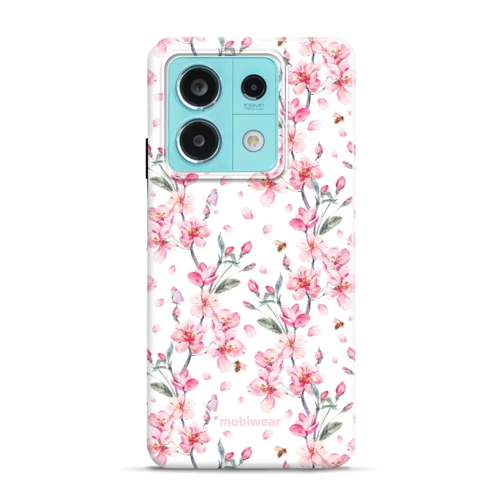 Etui ochronne do Xiaomi Redmi Note 13 5G, Mobiwear Elite Pro, japoński bukiet