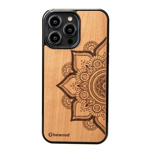 Image of Drewniane etui Bewood do iPhone 15 Pro Max, Mandala Jabłoń