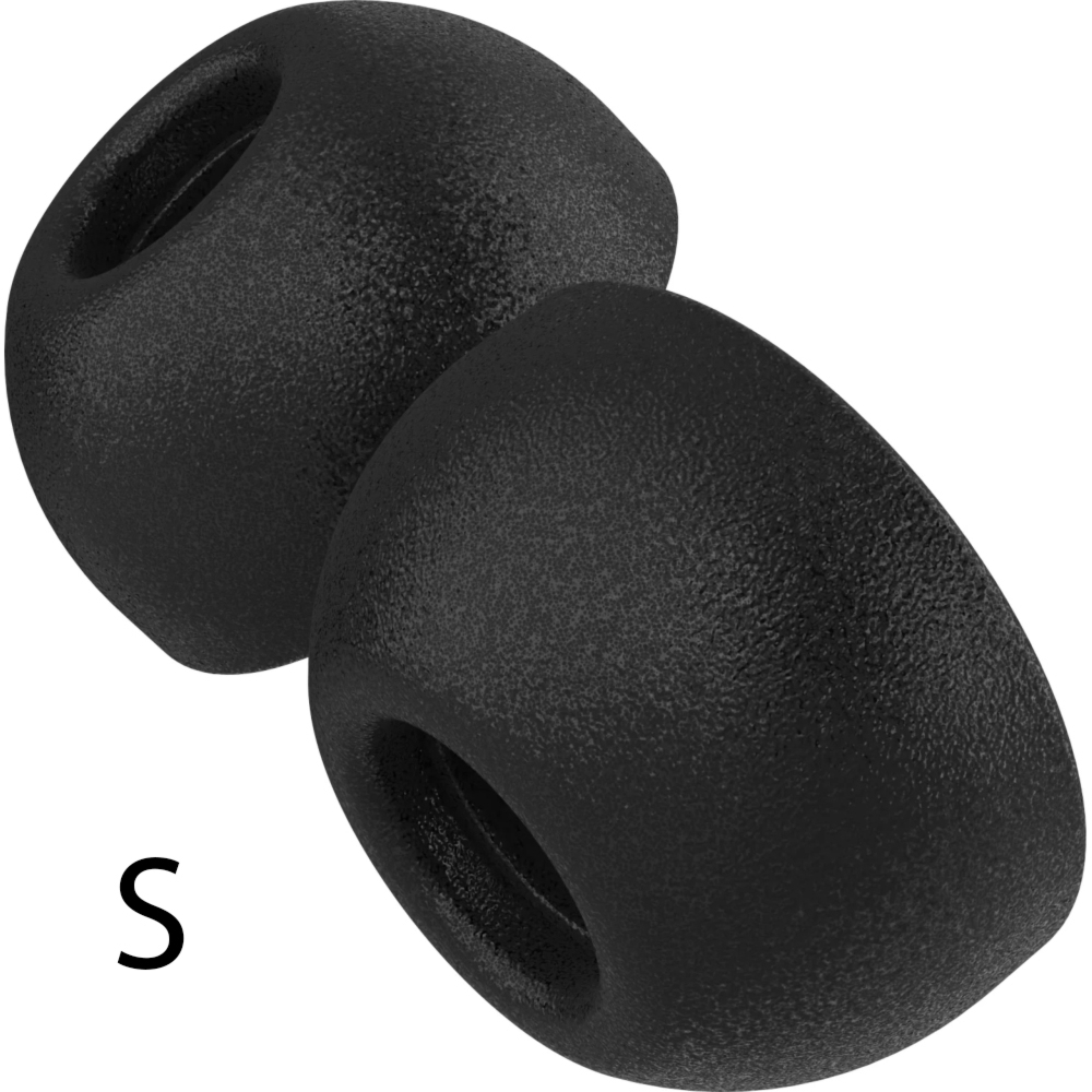 Wkładki douszne o rozmiarze S, Fixed Plugs Pro do AirPods Pro 3, czarne, 2 zestawy