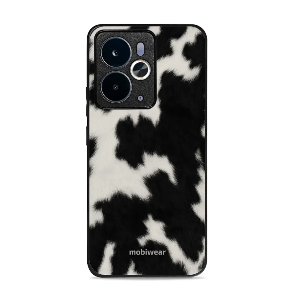 Etui ochronne do Realme 14T 5G, Mobiwear Glossy Case, krowie futerko