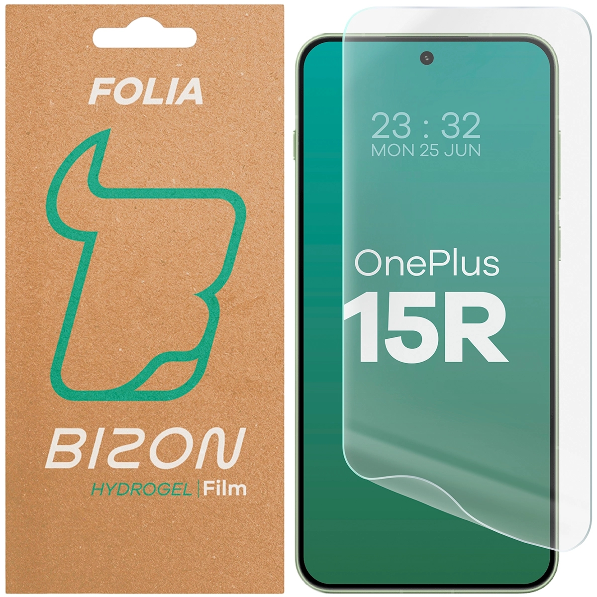 Folia hydrożelowa na ekran Bizon Film Hydrogel Front do OnePlus 15R, 1 sztuka