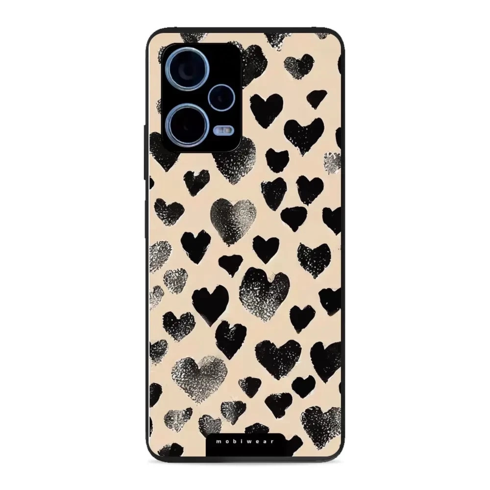 Etui ochronne do Xiaomi Redmi Note 12 Pro+ 5G, Mobiwear Glossy Case, beżowa miłość