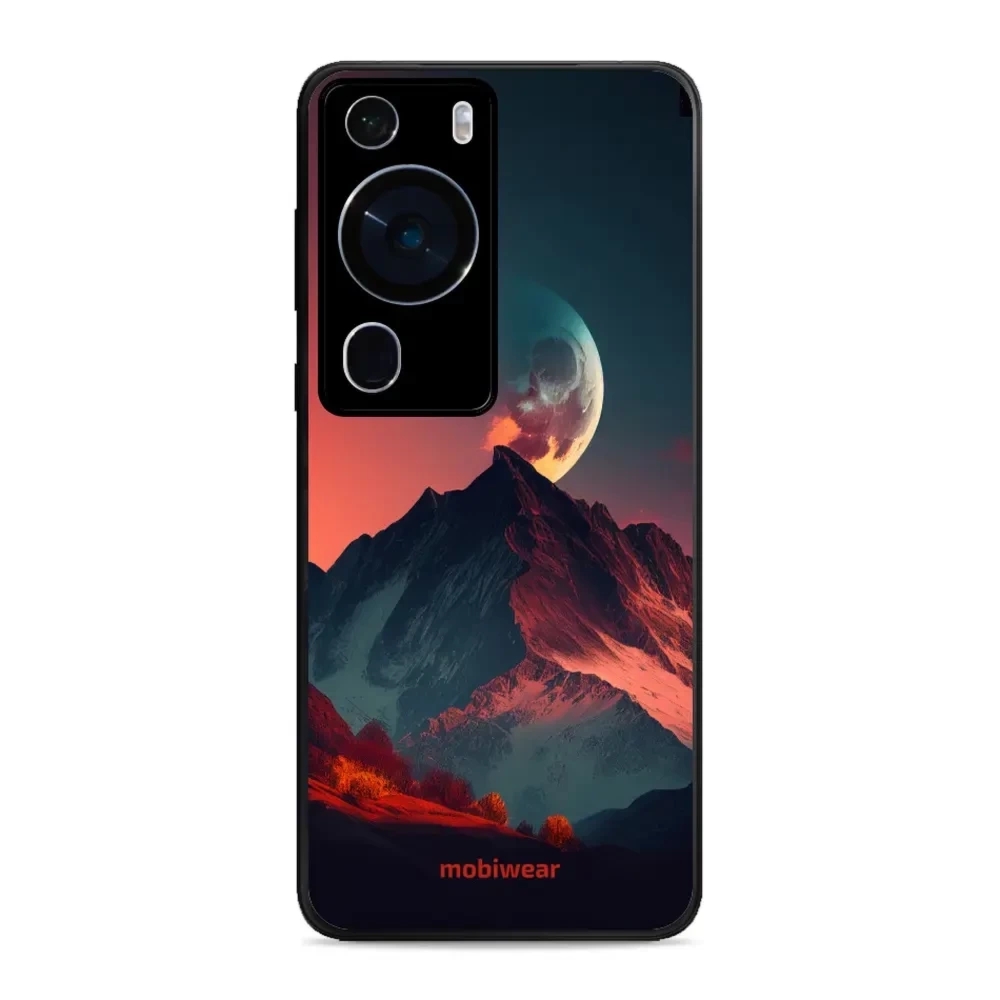 Etui ochronne do Huawei P60 Pro, Mobiwear Glossy Case, górski zmierzch