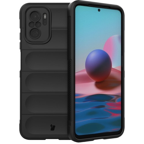 Image of Pancerne etui Bizon Case Tur do Xiaomi Pocophone M5s / Xiaomi Redmi Note 10 / 10s, czarne