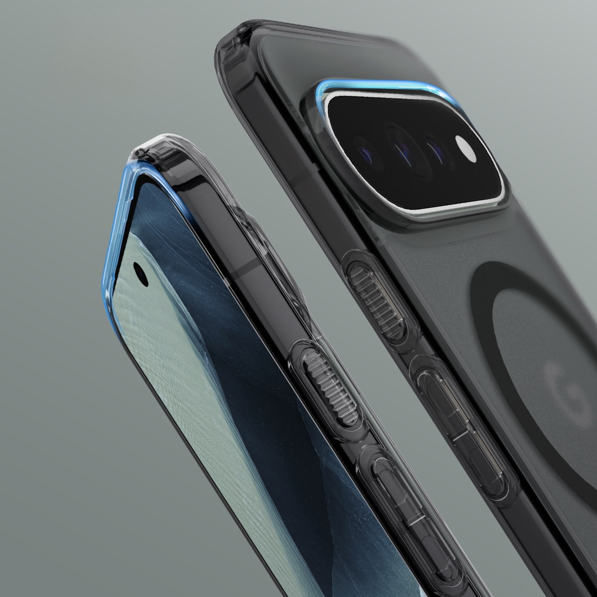 Etui Spigen Ultra Hybrid Mag do MagSafe do Google Pixel 11 Pro, półprzezroczysto-czarne