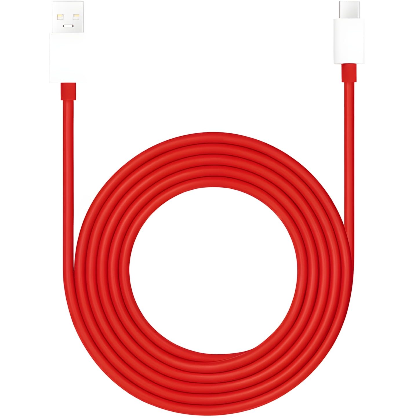 Kabel ładujący / przesyłający dane, OnePlus SuperVOOC USB-A – USB-C, 10A, 160W, 1.5 m, czerwony