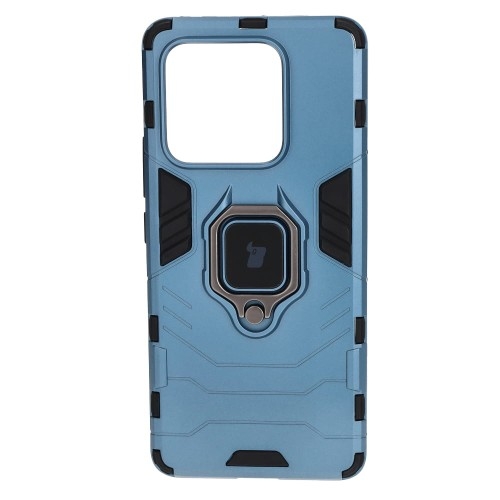 Image of Etui Bizon Case Armor Ring do Xiaomi 13 Pro, niebieskie