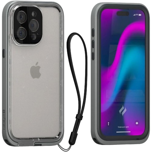 Image of Etui Catalyst Total Protection do iPhone 15 Pro Max, szary