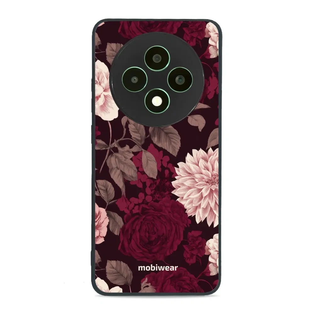 Etui ochronne do OPPO Reno12 FS, Mobiwear Glossy Case, wino i dalie