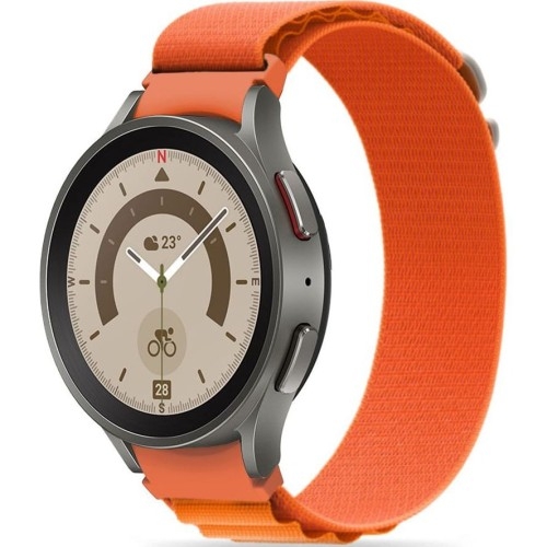 Image of Pasek Tech Protect Nylon Pro do Galaxy Watch 6/5 Pro/5/4/3, pomarańczowy