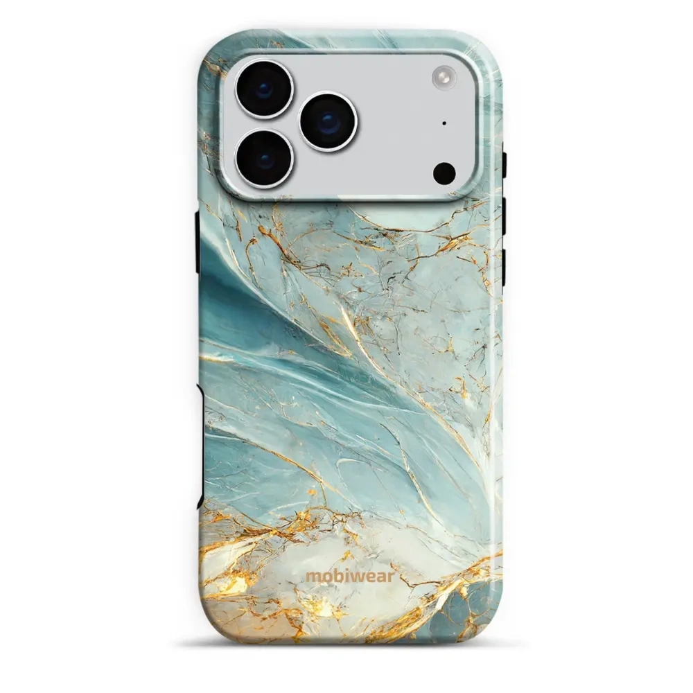 Etui ochronne do iPhone 17 Pro Max, Mobiwear Elite Pro, żyła lazuru