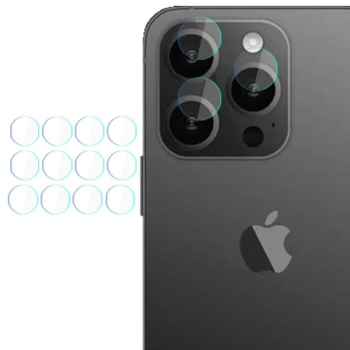 OUTLET: Osłona na aparat 3mk Lens Protection do iPhone 15 Pro, 4 zestawy