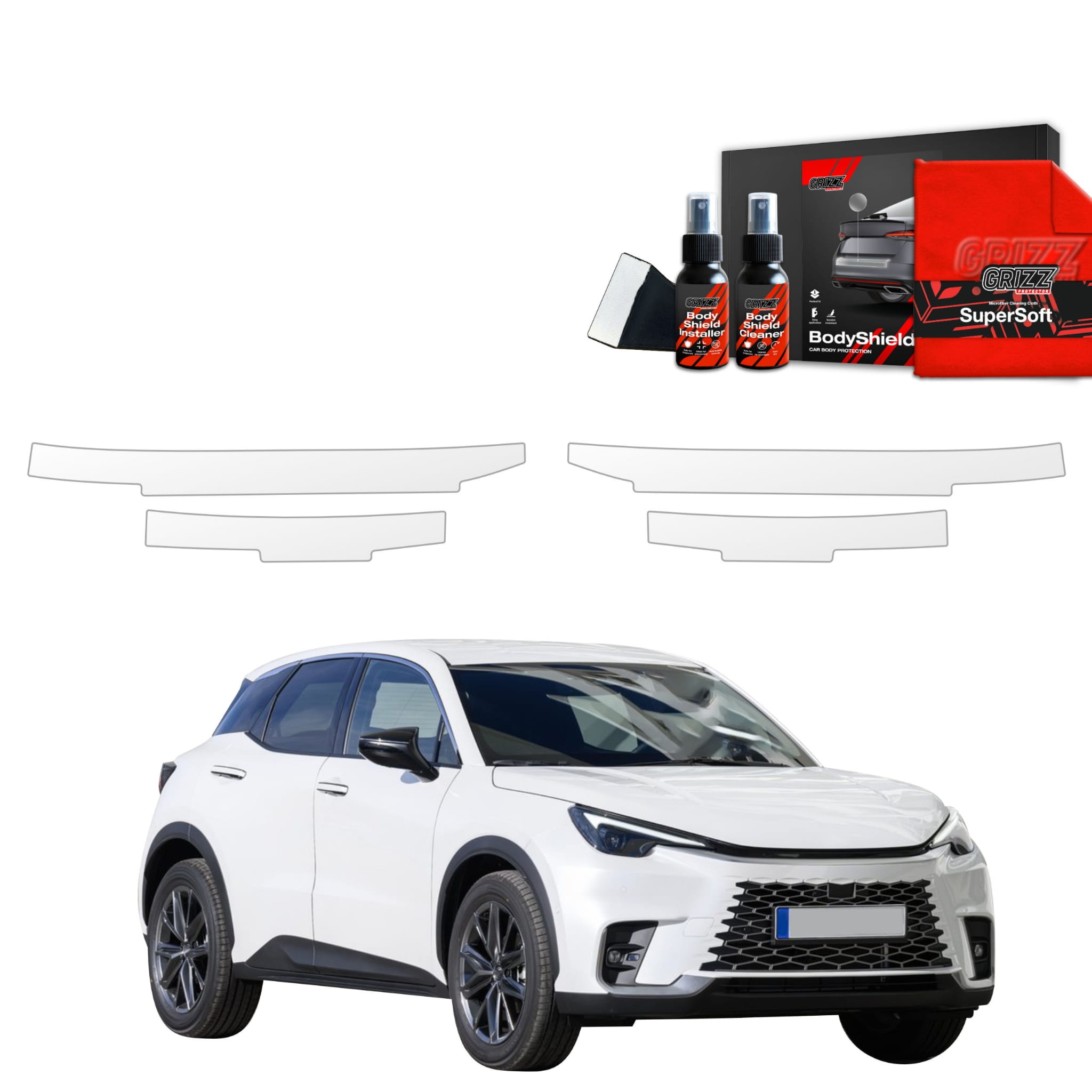 4w1 Folia ochronna Grizz Protector na progi do Lexus LBX (2023-2026)
