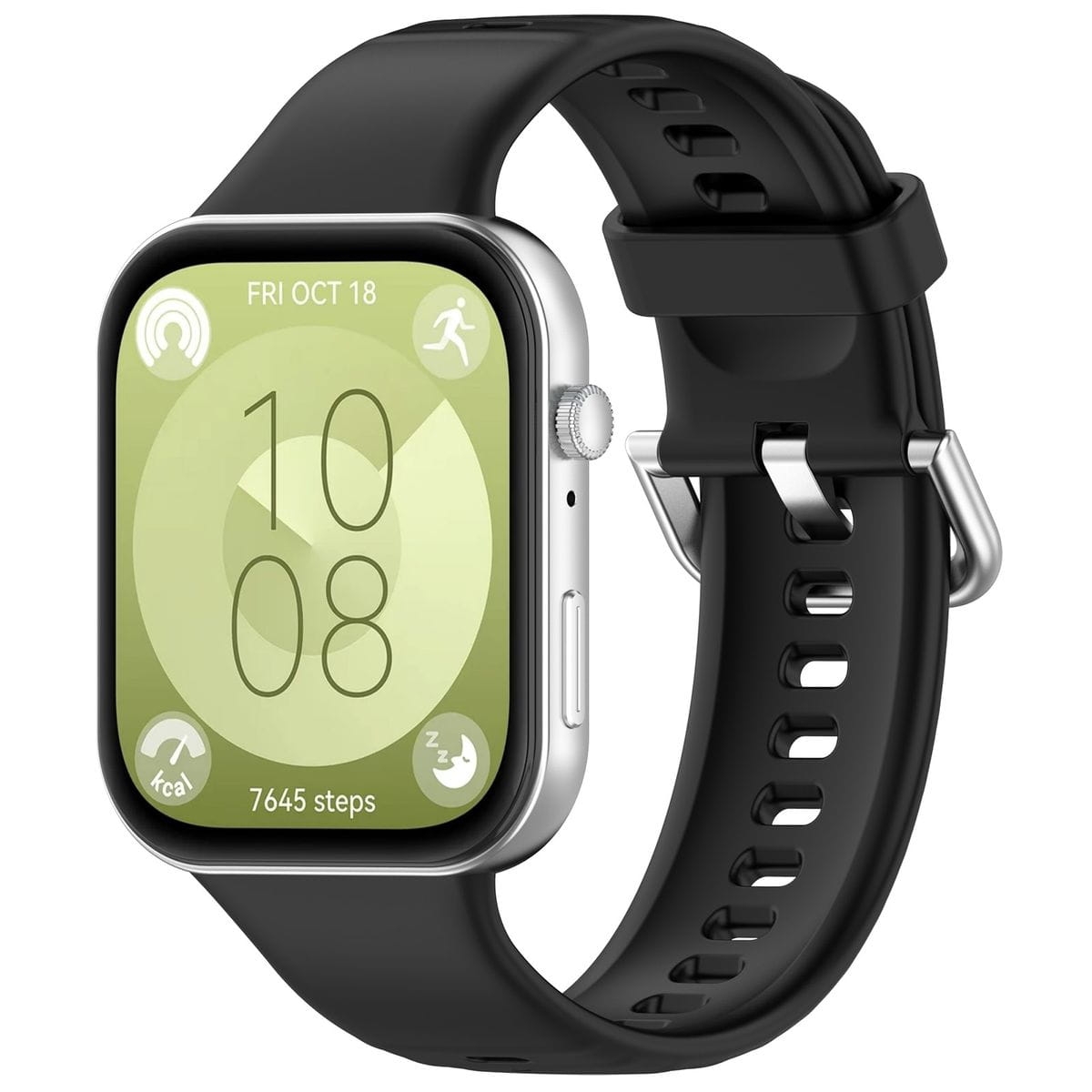 Image of Pasek Bizon Strap Watch Silicone Pro SR do Huawei Watch Fit 4 / 4 Pro / 3, czarny