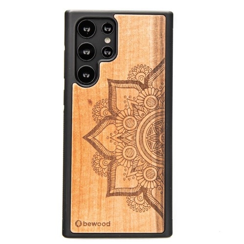 Image of Drewniane etui Bewood do Galaxy S22 Ultra Mandala Jabłoń