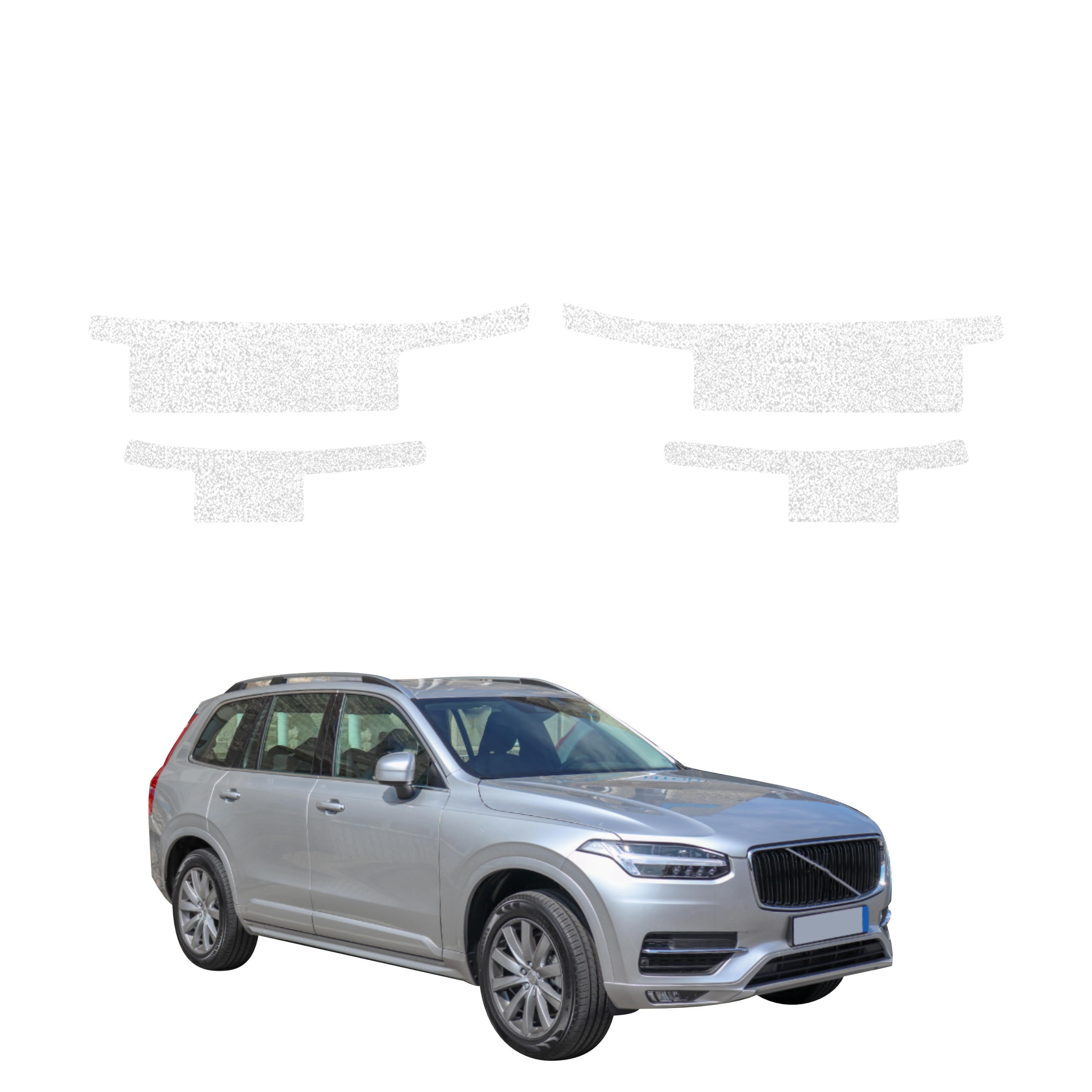4w1 Biała powłoka techniczna Grizz Protector na progi Volvo XC90 (2014-2024)