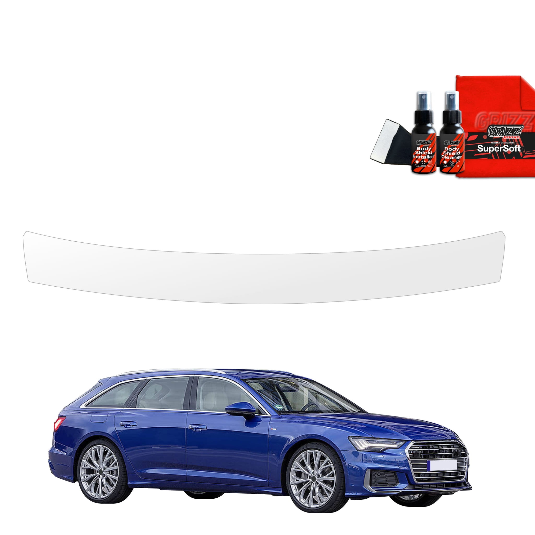Folia ochronna na próg bagażnika Grizz Protector do Audi A6 C8 Kombi (2018-2023)