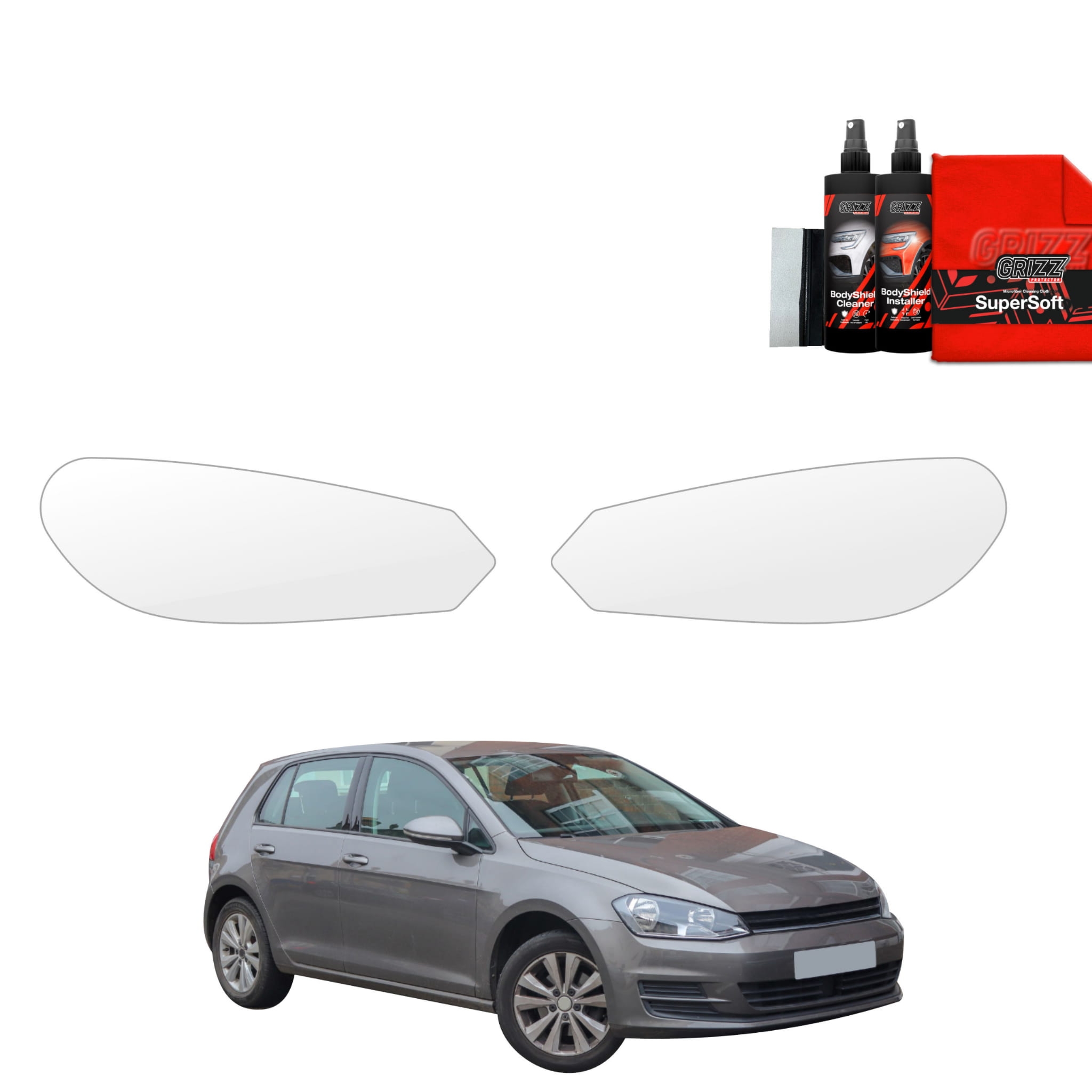 2w1 Folia ochronna na lampy Grizz Protector do Volkswagen Golf 7 Hatchback 5D (2012-2020)