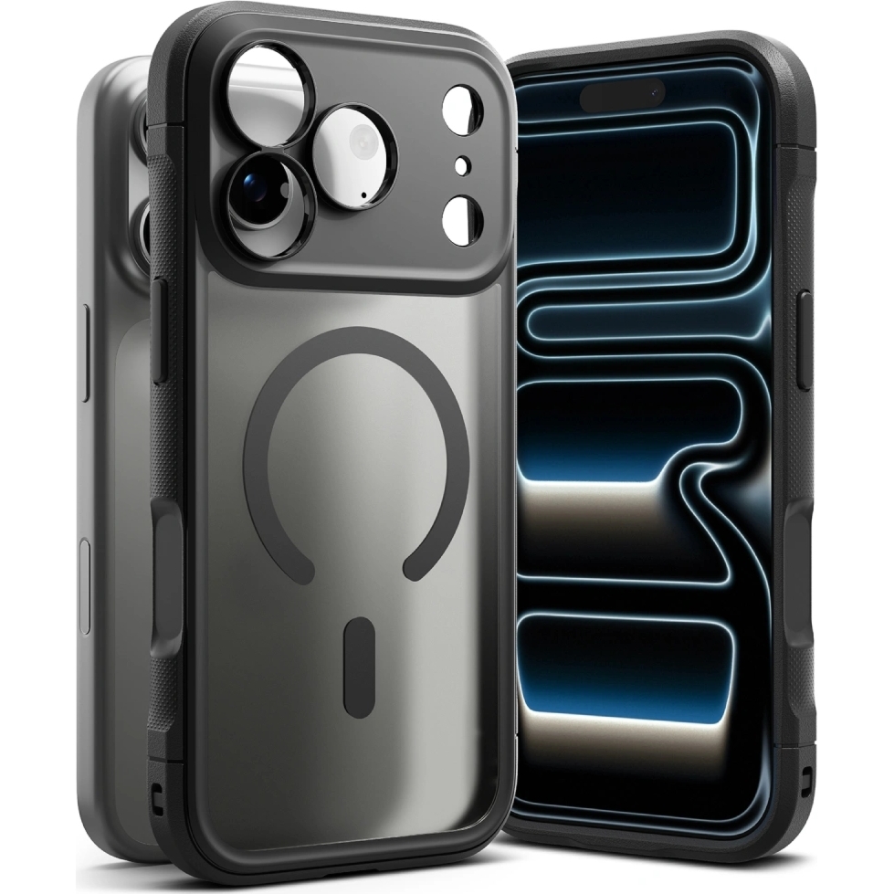 Etui Ringke Fusion Bold Magnetic do Magsafe do iPhone 18 Pro / 17 Pro, czarne matowe
