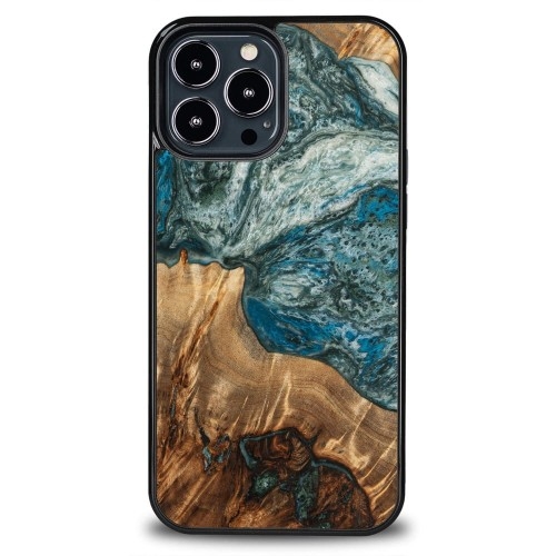 Image of Drewniane etui Bewood do iPhone 13 Pro Max, Planets - Ziemia