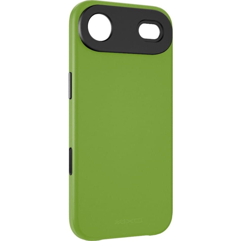 Etui YAXO Leather Gear Slim Case MagSafe do iPhone Air, zielone