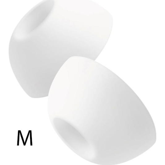 Wkładki silikonowe douszne o rozmiarze M, Fixed Plugs do AirPods Pro 3, 2 zestawy, białe