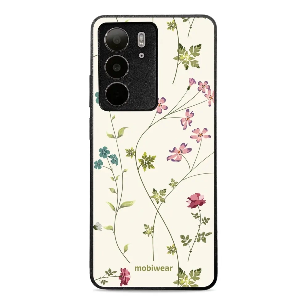 Etui ochronne do Realme C75 4G, Mobiwear Glossy Case, sielski kwiat