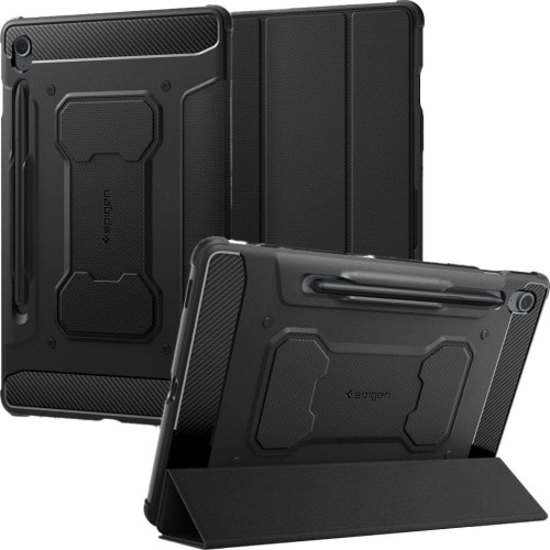 Image of Etui Spigen Rugged Armor Pro do Galaxy Tab S9 FE, czarne