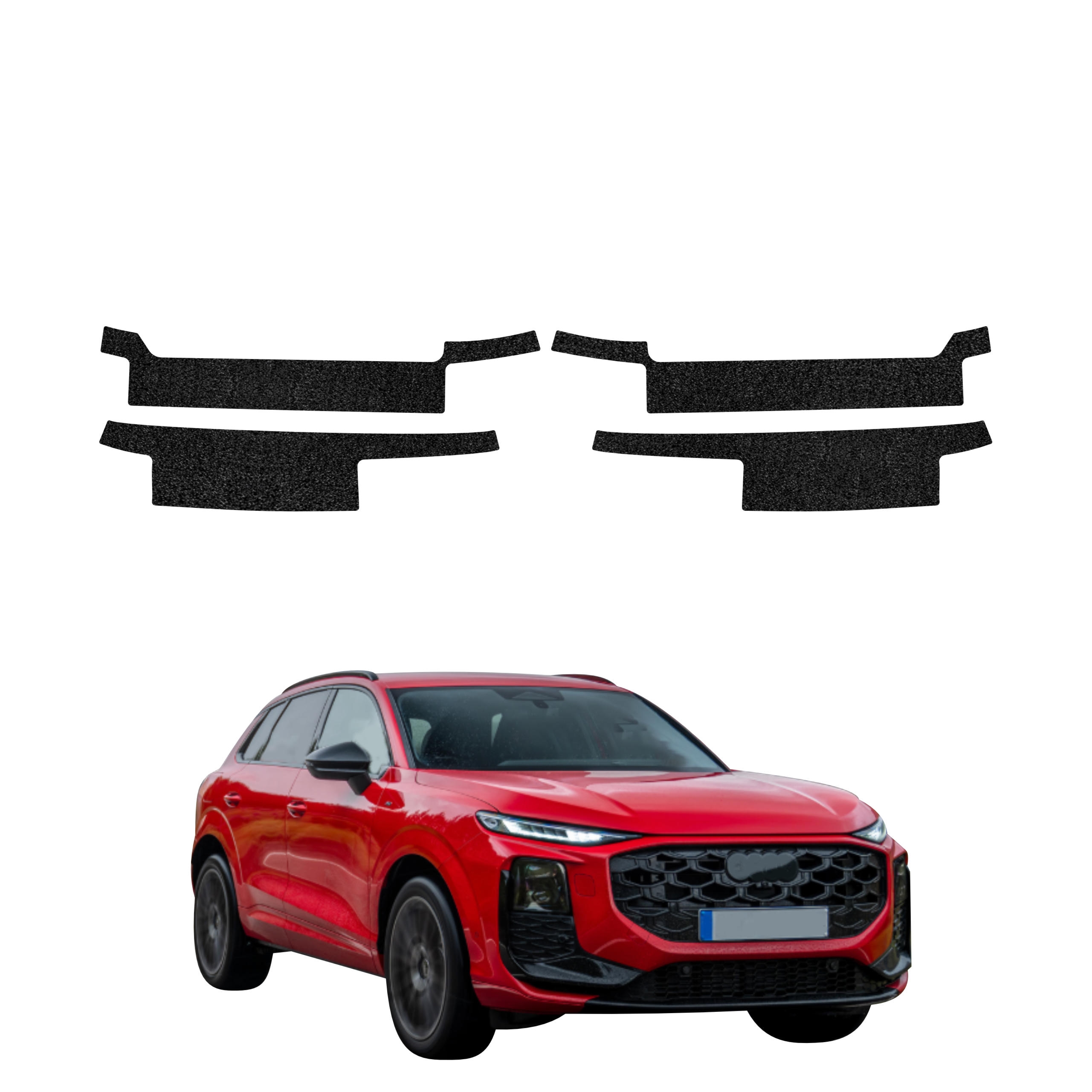 4w1 Czarna powłoka techniczna Grizz Protector na progi Audi Q3 (2025-2026)