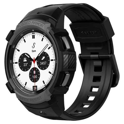 Image of OUTLET: Etui z paskiem Spigen Rugged Armor Pro Galaxy Watch 4 Classic 42mm, szare