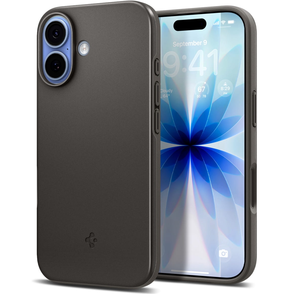 Etui Spigen Thin Fit Mag do MagSafe do iPhone 17, stalowe