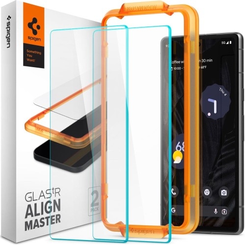 Image of Szkło do etui Spigen Glas.tR Slim AM 2-Pack do Pixel 7A