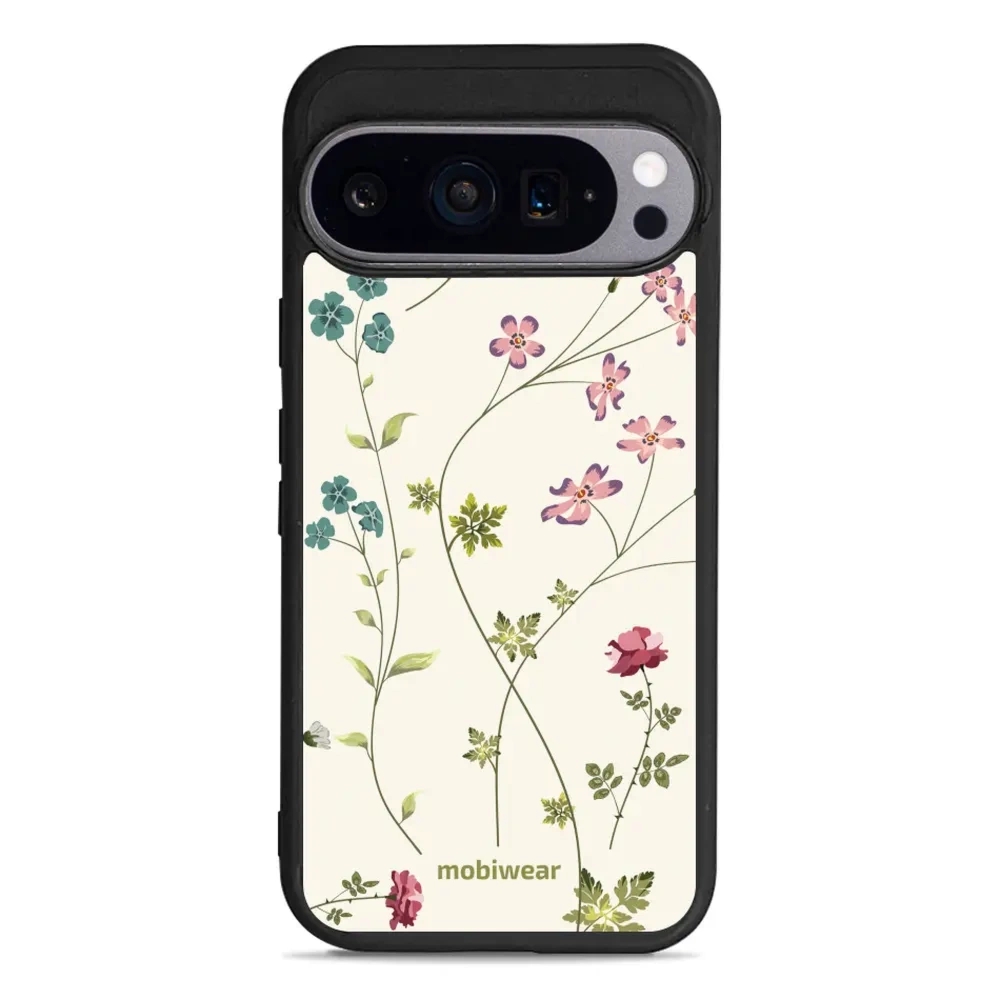 Etui ochronne do Google Pixel 9, Mobiwear Glossy Case, sielski kwiat