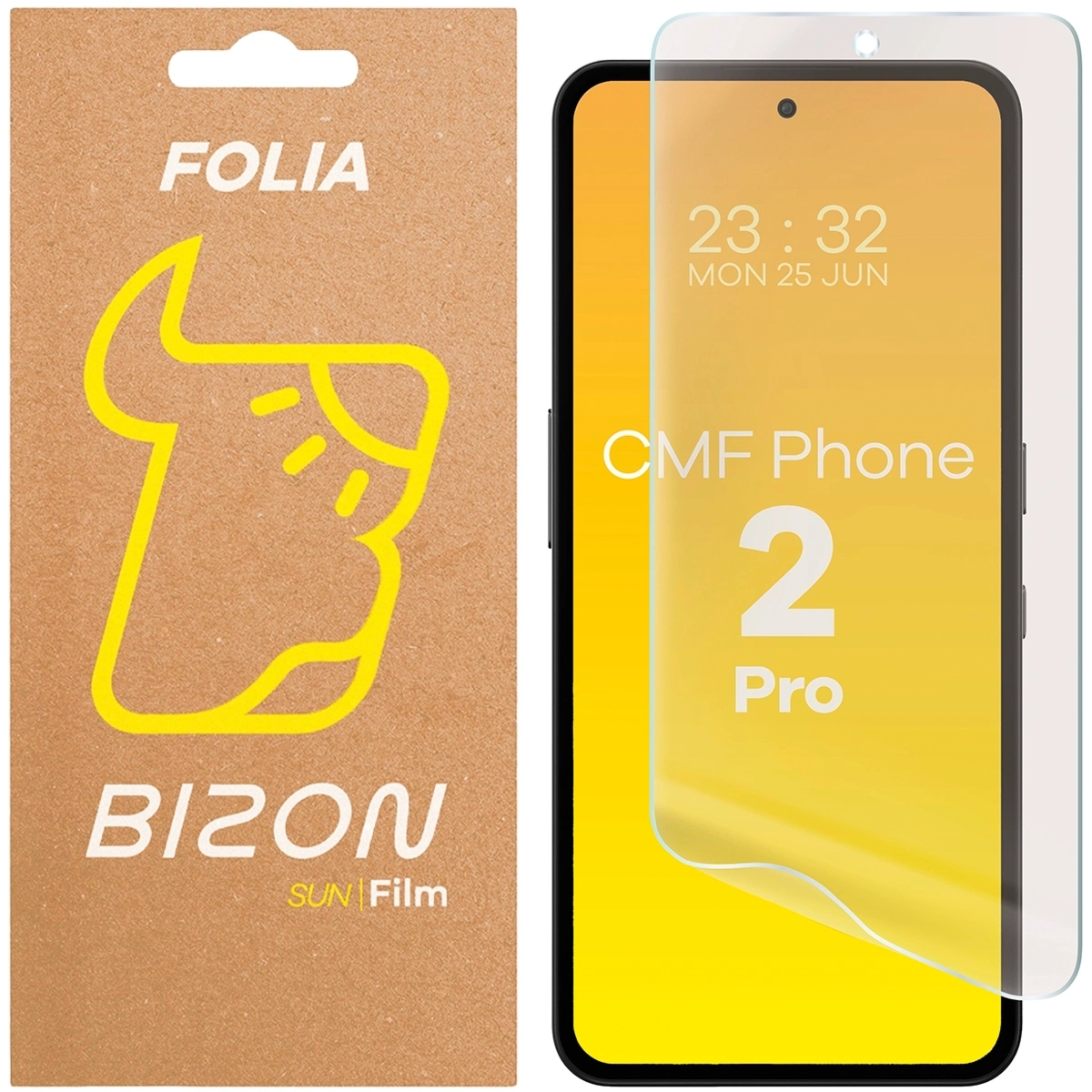 Folia matowa Bizon Film Sun do Nothing CMF Phone 2 Pro, 1 sztuka