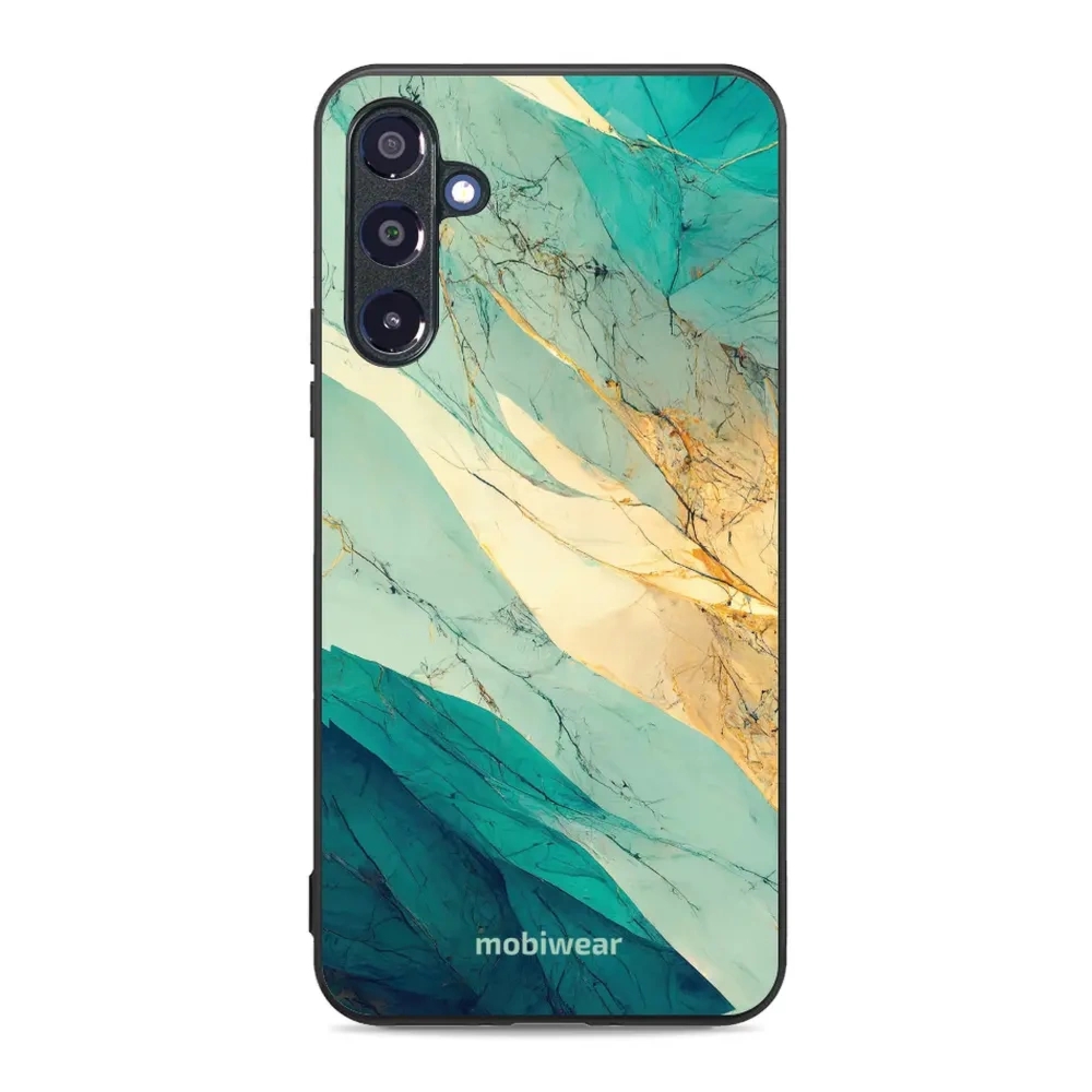 Etui ochronne do Galaxy A16 5G, Mobiwear Glossy Case, turkusowy marmur