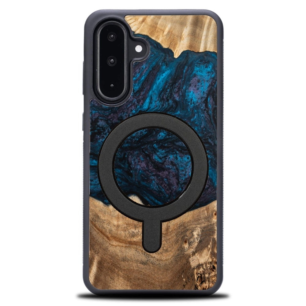 Image of Drewniane etui do Galaxy A26 5G, Bewood Unique Planets Neptun do MagSafe