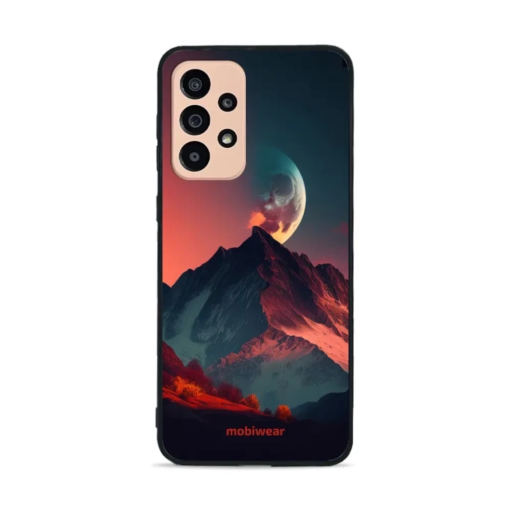 Etui ochronne do Galaxy A33 5G, Mobiwear Glossy Case, górski zmierzch