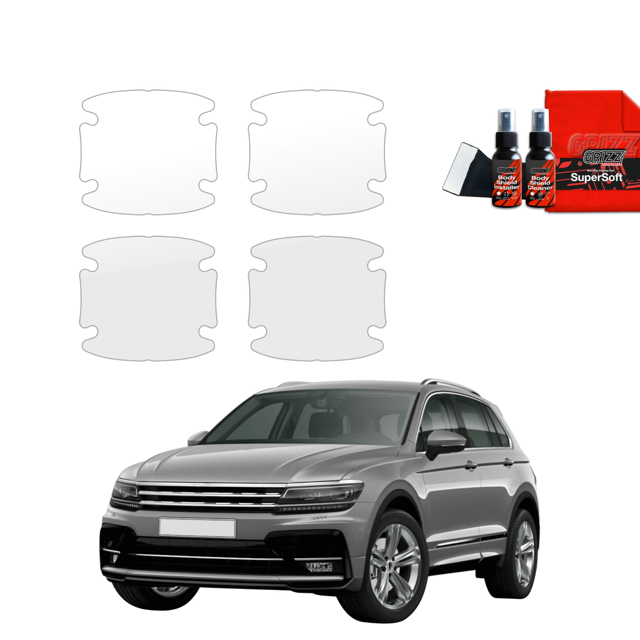 4w1 Folia ochronna pod klamki Grizz Protector do Volkswagen Tiguan 2 (2016-2020)