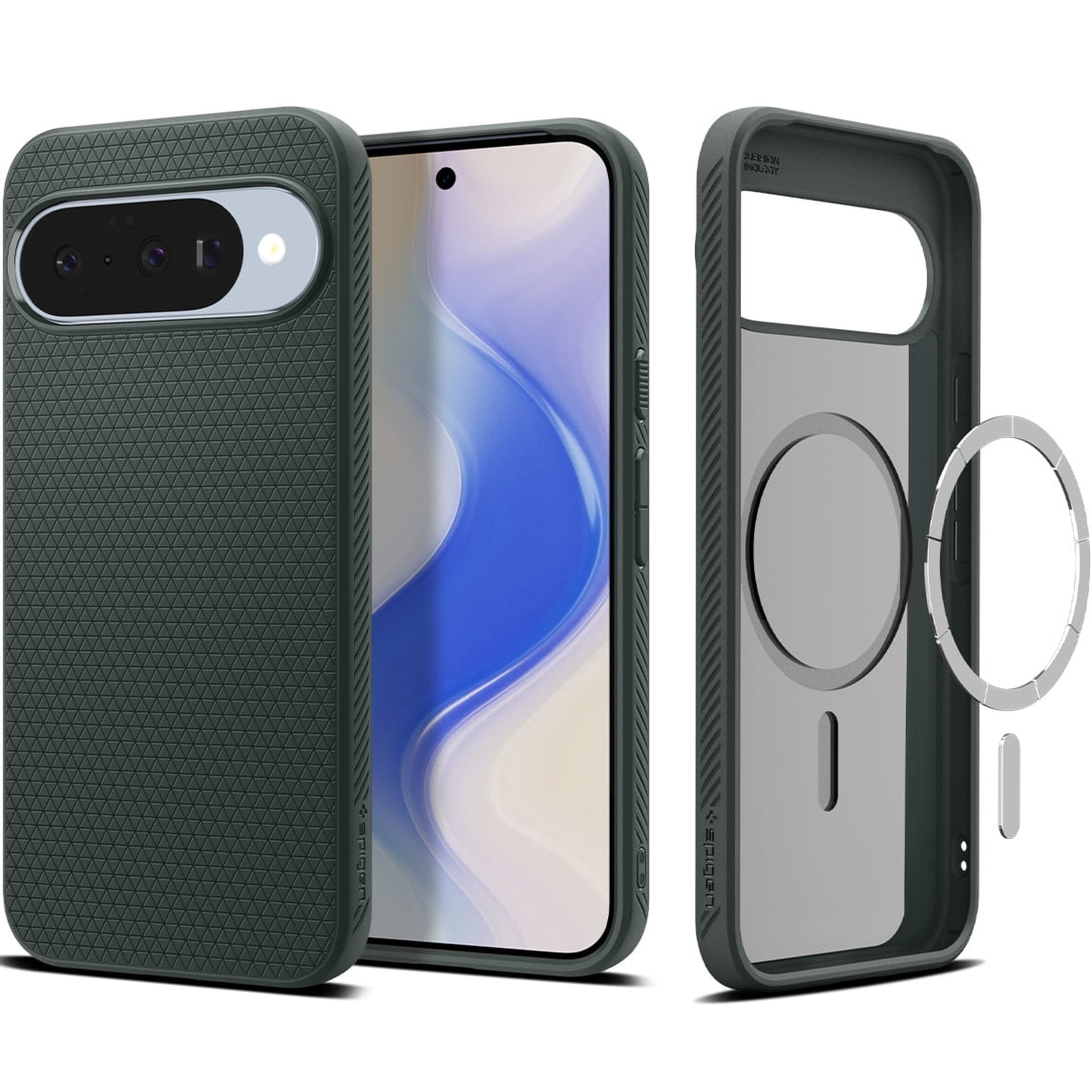 Etui Spigen Liquid Air Mag do MagSafe do Google Pixel 10 Pro / Pixel 10, zielone