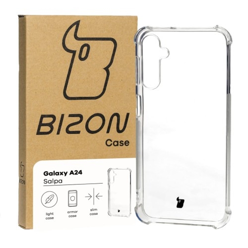 Image of Elastyczne etui Bizon Case Salpa do Galaxy A24 4G, przezroczyste