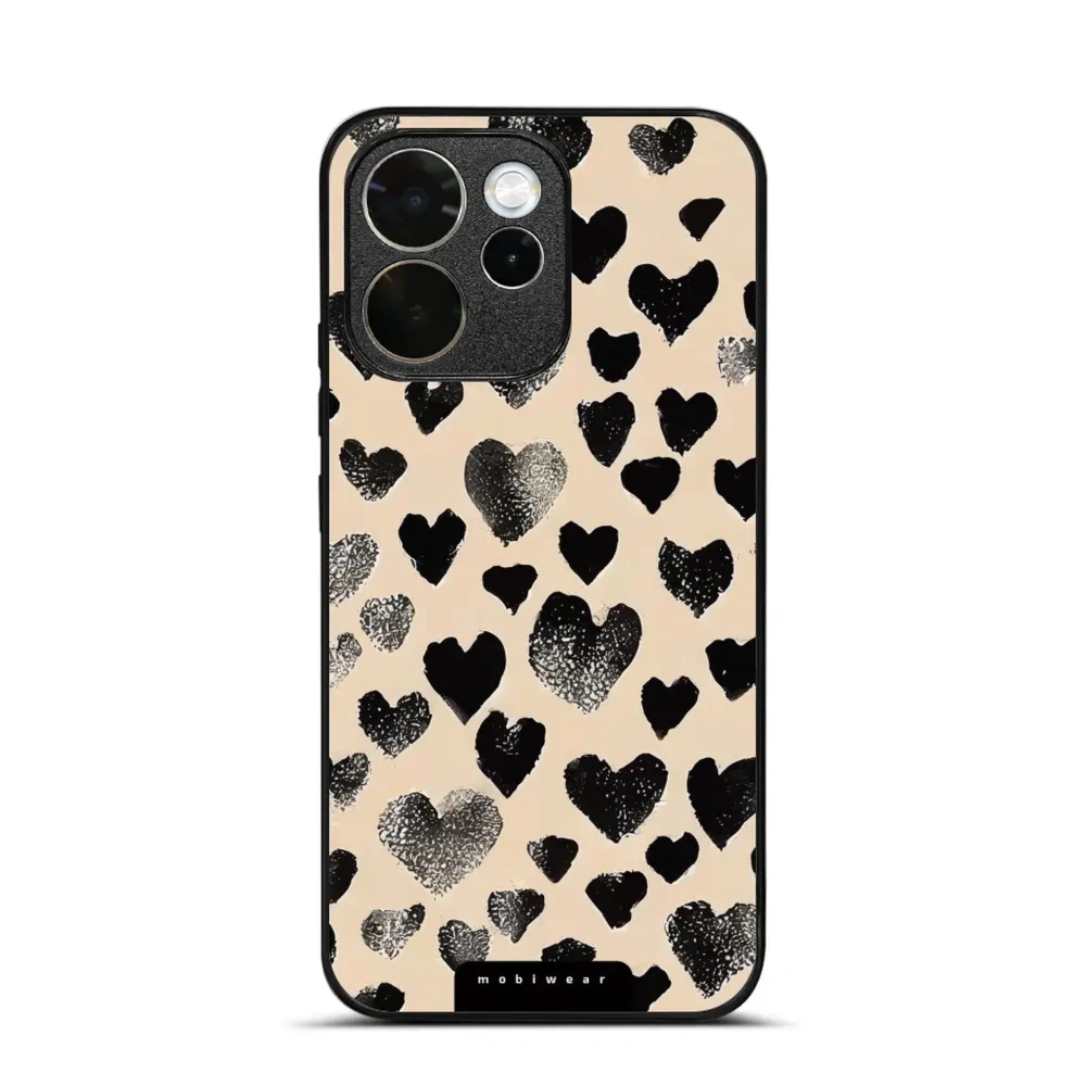 Etui ochronne do Oppo Reno 15 FS, Mobiwear Glossy Case, beżowa miłość