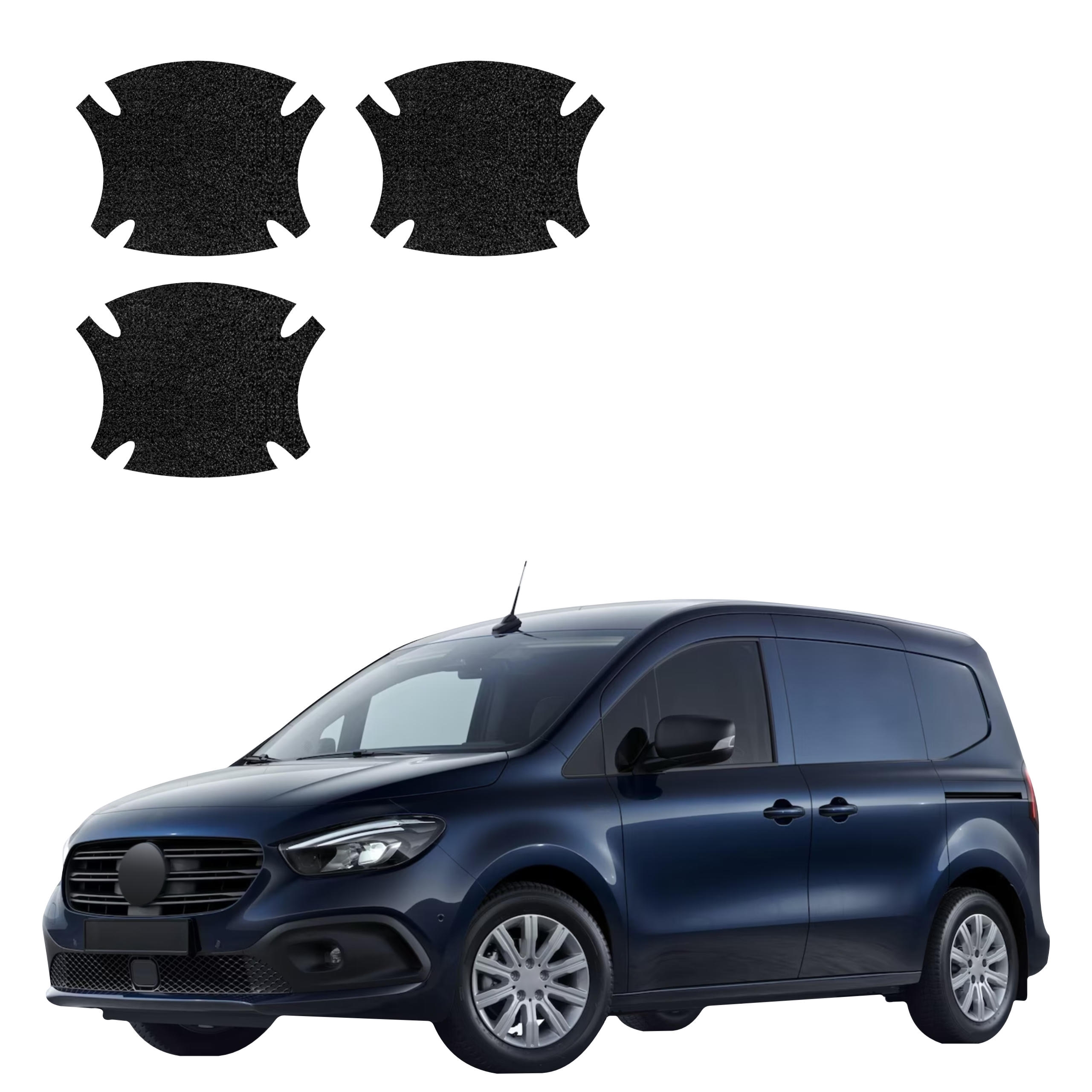 3w1 Czarna powłoka techniczna Grizz Protector pod klamki Mercedes-Benz eCitan (2021-2026)