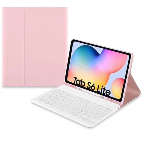 Image of Etui z klawiaturą Tech Protect SC Pen + Keyboard do Galaxy Tab S6 Lite 10.4 2020/2022/2024, różowe