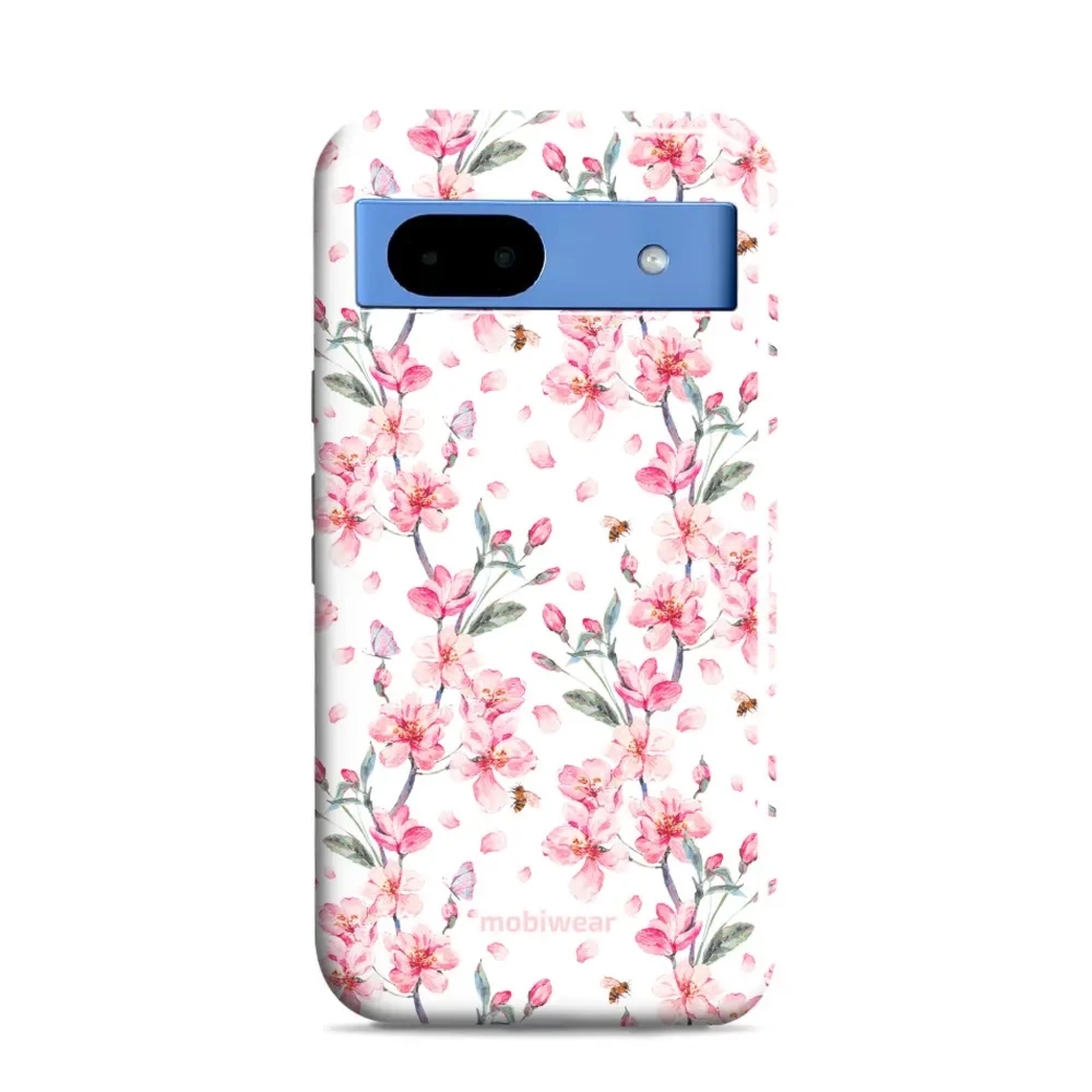 Etui ochronne do Google Pixel 8a, Mobiwear Elite Pro, japoński bukiet