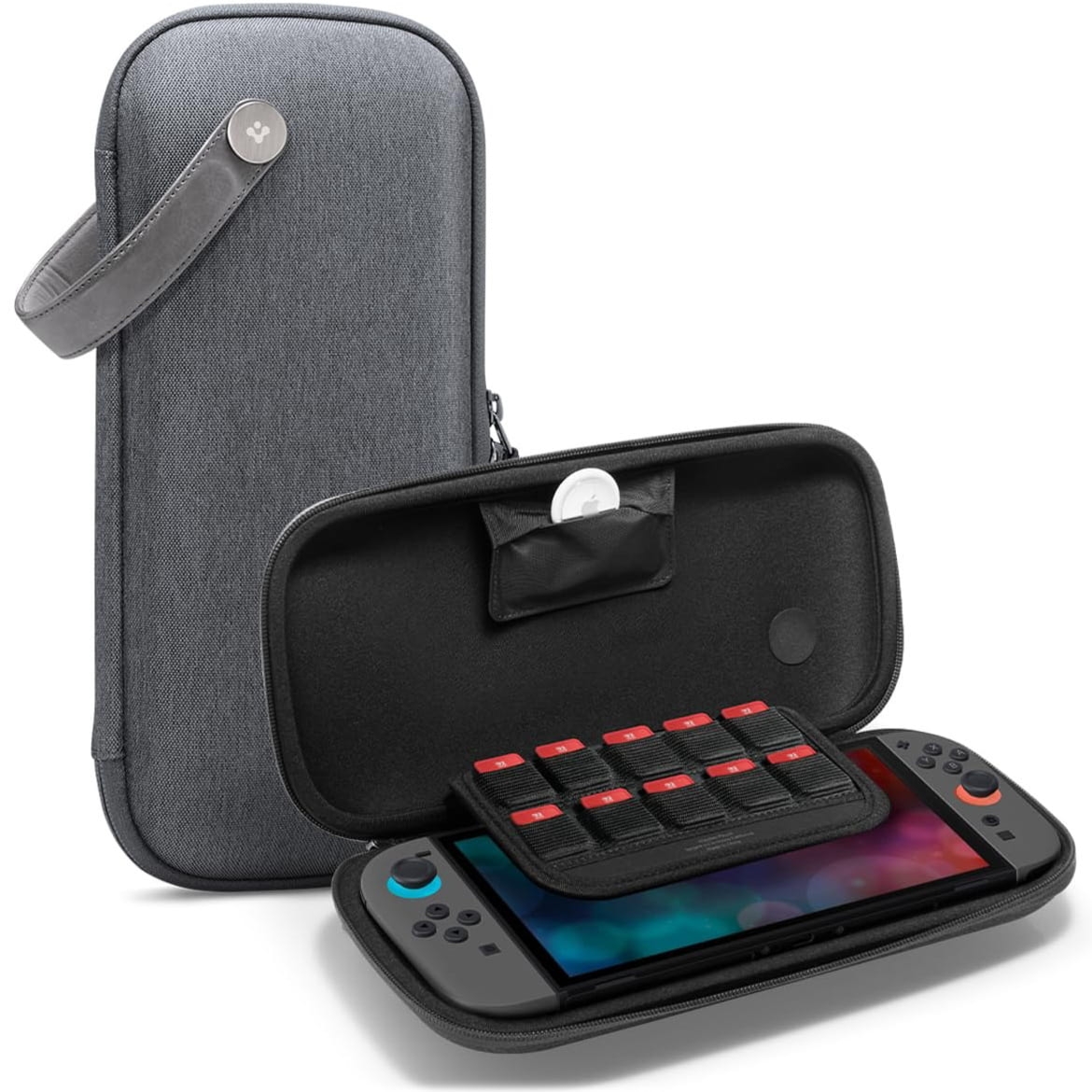 Etui Spigen Klasden Pouch Renewed do Nintendo Switch 2, szare
