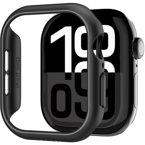 Image of Etui Spigen Thin Fit do Apple Watch 10 42 mm, czarne