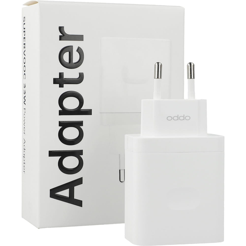 Ładowarka sieciowa USB-A 33W, Oppo VOOC / SuperVOOC, biała