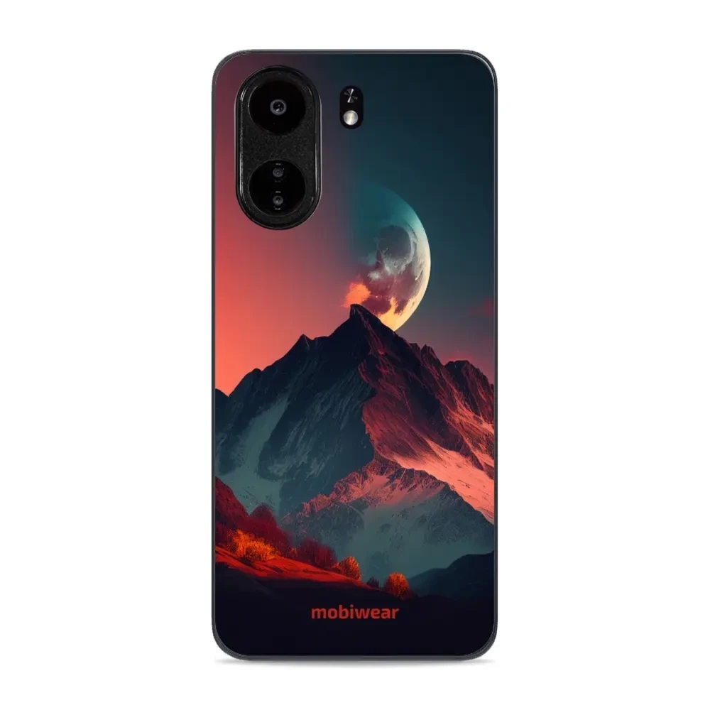 Etui ochronne do Xiaomi Redmi 13C 5G, Mobiwear Glossy Case, górski zmierzch