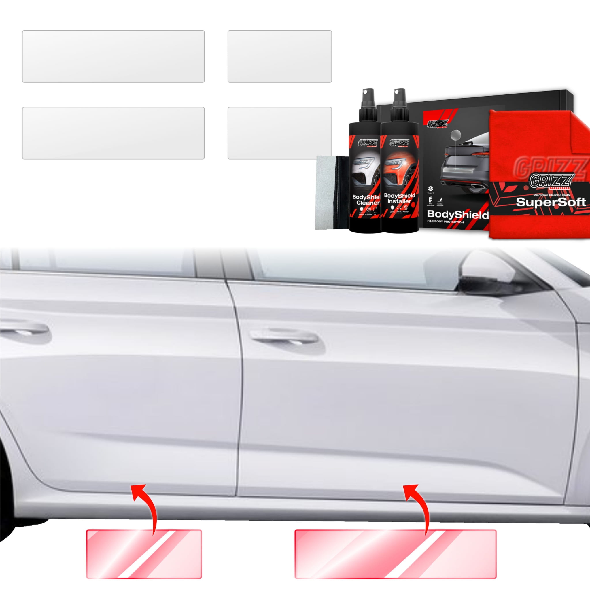 4w1 Folia ochronna na progi Grizz Protector do Skoda Kamiq (2019-2025)