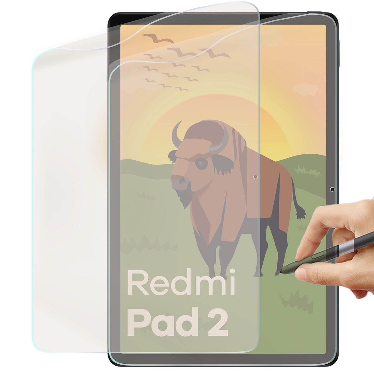 Folia matowa Bizon Tab Film Sun Duo do Xiaomi Redmi Pad 2, 2 sztuki